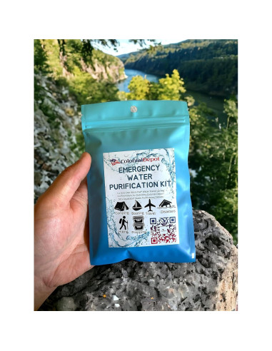 Kit de Purificación de Agua Aquatabs 50 Tabletas Camping