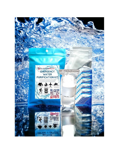Kit de Purificación de Agua Aquatabs 50 Tabletas Camping