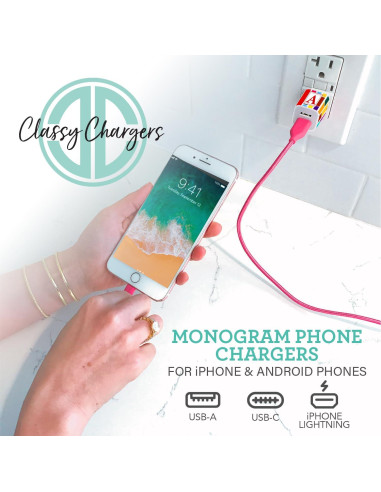 Cargador Rápido Dual Classy Chargers 20W + Cable 6FT