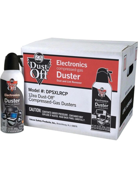 Duster Gas Comprimido Dust-Off DPSXLRCP 12 Piezas 283,5 g Duster Gas Comprimido Dust-Off DPSXLRCP 12 Piezas 283,5 g
