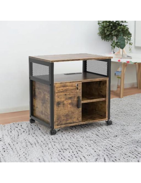 Gabinete de Archivo Unikito con Cerradura y Carga USB Gabinete de Archivo Unikito con Cerradura y Carga USB