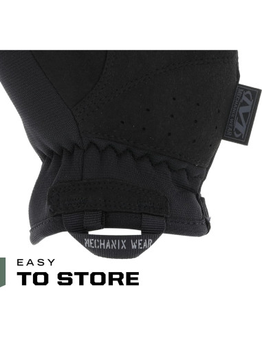 Guantes Tácticos Mechanix Wear FastFit Negro Grande