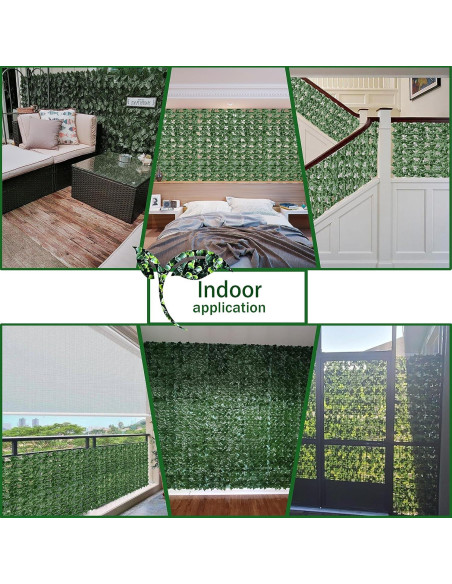 Panel de Hiedra Artificial ODTORY 101,6x406,4 cm Verde Panel de Hiedra Artificial ODTORY 101,6x406,4 cm Verde