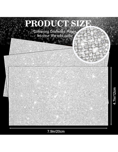 Calcomanías para Mango de Micrófono Facmogu 3PCS Brillantes