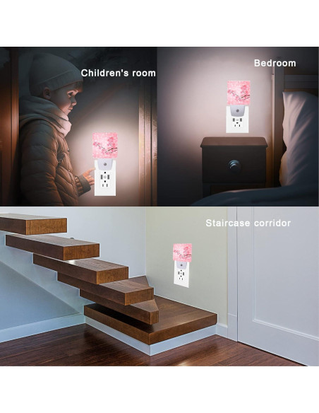 Luz Nocturna LED Oeaskly Flores de Cerezo 0.5W Luz Nocturna LED Oeaskly Flores de Cerezo 0.5W