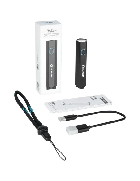 Linterna de llavero recargable OLIGHT Diffuse 700 lúmenes Linterna de llavero recargable OLIGHT Diffuse 700 lúmenes