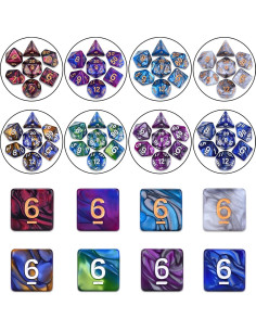 Conjunto de Dados RPG Amiven 30 Sets Poliedricos 210 Piezas 2