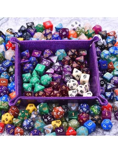 Conjunto de Dados RPG Amiven 30 Sets Poliedricos 210 Piezas Conjunto de Dados RPG Amiven 30 Sets Poliedricos 210 Piezas