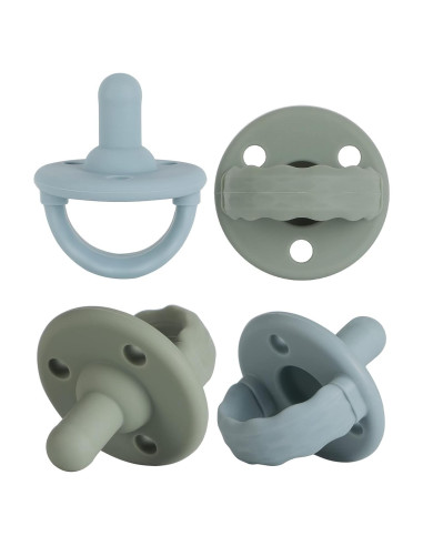 Chupete de Silicona Grado Alimenticio TG1104 - Paquete de 4