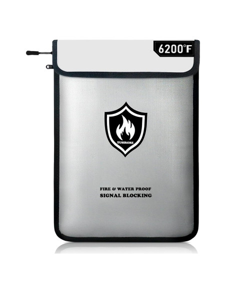 Bolsa Ignífuga Tusirgre 40x29 cm con Protección RFID Bolsa Ignífuga Tusirgre 40x29 cm con Protección RFID