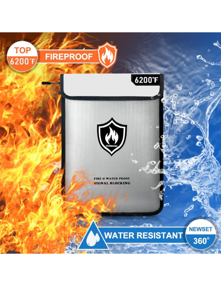 Bolsa Ignífuga Tusirgre 40x29 cm con Protección RFID Bolsa Ignífuga Tusirgre 40x29 cm con Protección RFID