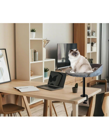 Cama para Gatos CalorMixs Escritorio 37 cm Suave y Cómoda