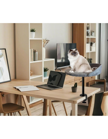 Cama para Gatos CalorMixs Escritorio 37 cm Suave y Cómoda Cama para Gatos CalorMixs Escritorio 37 cm Suave y Cómoda