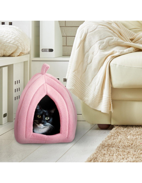 Cama para Gatos PETMAKER Rosa con Cojín Removible Cama para Gatos PETMAKER Rosa con Cojín Removible