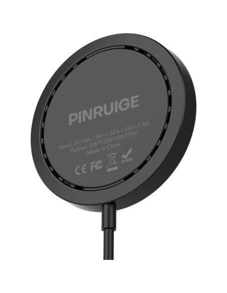 Cargador Inalámbrico Magnético PINRUIGE 15W para iPhone 12-15 Cargador Inalámbrico Magnético PINRUIGE 15W para iPhone 12-15