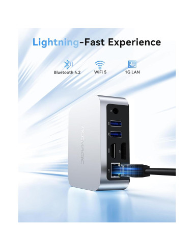 Mini PC ACEMAGIC V1, Intel N97, 16GB RAM, 1TB SSD