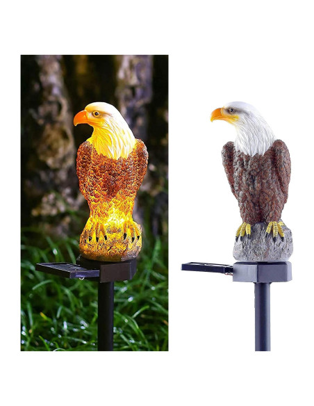 Estatua de Águila Solar CHUANGFENG 44.45 cm Decorativa Estatua de Águila Solar CHUANGFENG 44.45 cm Decorativa