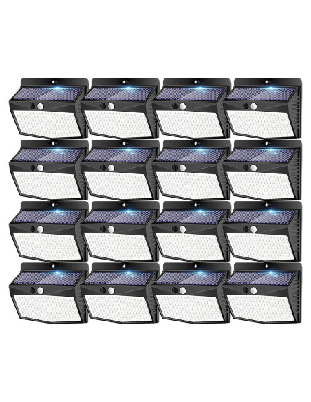 Luces Solares Peasur 16 Paquetes con Sensor de Movimiento Luces Solares Peasur 16 Paquetes con Sensor de Movimiento
