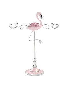 Organizador de Joyería LASODY Flamingo Rosa para Collares