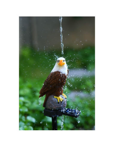 Estatua de Águila Solar CHUANGFENG 44.45 cm Decorativa
