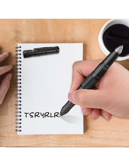 Bolígrafo Táctico Tsryrlr con Linterna y Multiherramienta Bolígrafo Táctico Tsryrlr con Linterna y Multiherramienta
