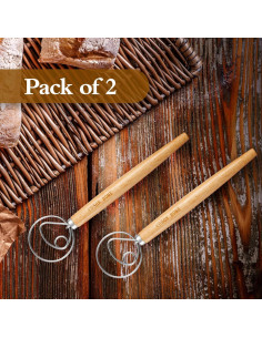 Batidores de Masa Daneses Coson Home Paquete de 2 2