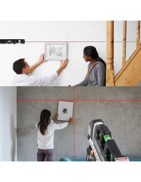 Nivel Láser Multifuncional QPEUIM con Cinta Métrica 243,84 cm Nivel Láser Multifuncional QPEUIM con Cinta Métrica 243,84 cm