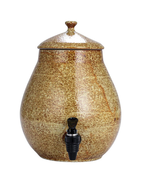 Dispensador de Bebidas Cerámica Creative Co-Op 4.73L Marrón Dispensador de Bebidas Cerámica Creative Co-Op 4.73L Marrón