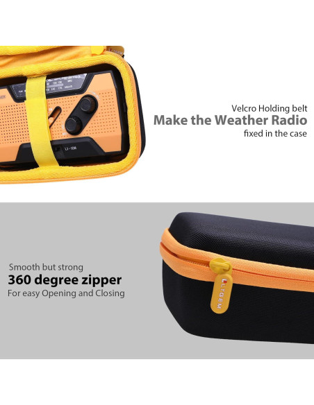 Funda de Almacenamiento LTGEM para Radio FosPower A1 Funda de Almacenamiento LTGEM para Radio FosPower A1