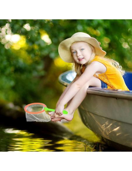Redes de Pesca Totority 16 Pcs Juguete Telescópico para Niños Redes de Pesca Totority 16 Pcs Juguete Telescópico para Niños