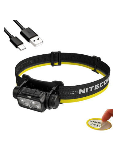 Linterna Frontal Nitecore NU43 1400 lúmenes USB-C Ligera
