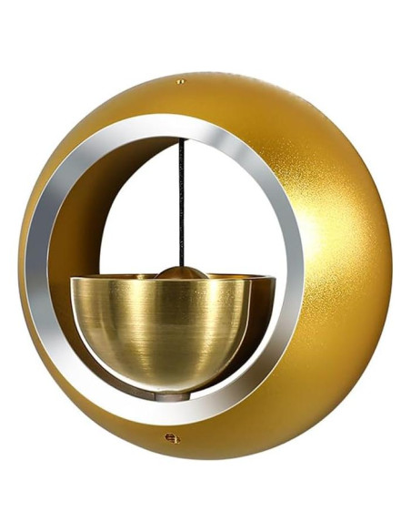 Campana de Timbre Decorativa Meowlian Oro 10,59x10,31cm Campana de Timbre Decorativa Meowlian Oro 10,59x10,31cm