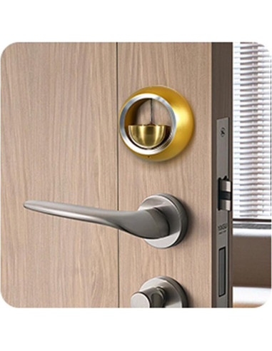 Campana de Timbre Decorativa Meowlian Oro 10,59x10,31cm