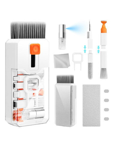 Kit de limpieza 10 en 1 Ordilend para teclado y laptop
