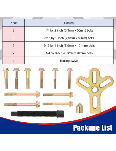 Kit Extractor de Volante Armónicos NYXOVA 13 Piezas Kit Extractor de Volante Armónicos NYXOVA 13 Piezas