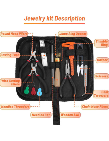 Kit de Joyería Audab - Herramientas y Alambres para Anillos