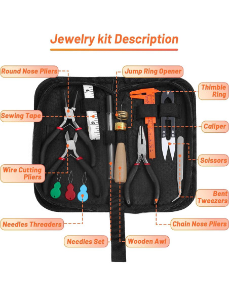 Kit de Joyería Audab - Herramientas y Alambres para Anillos Kit de Joyería Audab - Herramientas y Alambres para Anillos