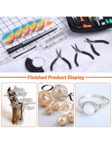 Kit de Joyería Audab - Herramientas y Alambres para Anillos