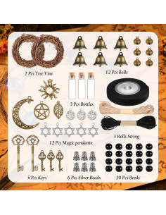 Kit de Decoración de Bruja Leitee 62 Piezas para Puerta 2