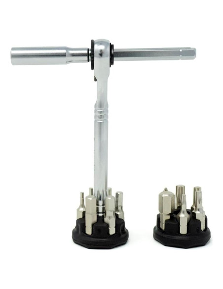Kit de Carraca T-Handle Prestacycle Pro con Puntas Hexagonales Kit de Carraca T-Handle Prestacycle Pro con Puntas Hexagonales