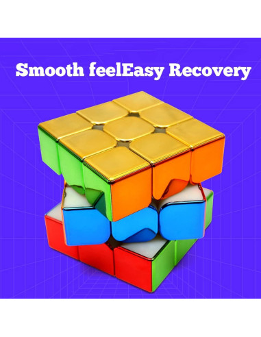 Cubo Mágico 3x3 HELLOCUBE Espejo Magnético Colorido