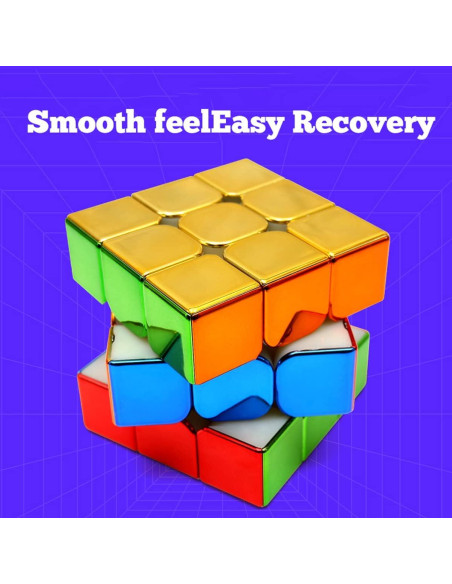 Cubo Mágico 3x3 HELLOCUBE Espejo Magnético Colorido Cubo Mágico 3x3 HELLOCUBE Espejo Magnético Colorido