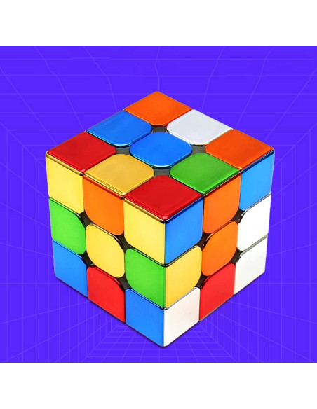 Cubo Mágico 3x3 HELLOCUBE Espejo Magnético Colorido Cubo Mágico 3x3 HELLOCUBE Espejo Magnético Colorido