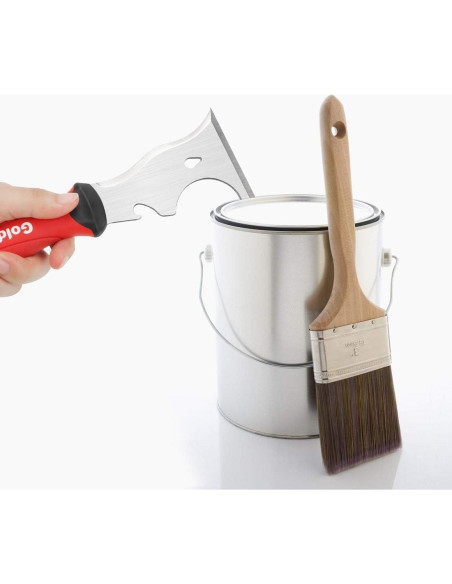Raspador de Pintura Goldblatt 9-en-1 Acero Inoxidable Raspador de Pintura Goldblatt 9-en-1 Acero Inoxidable