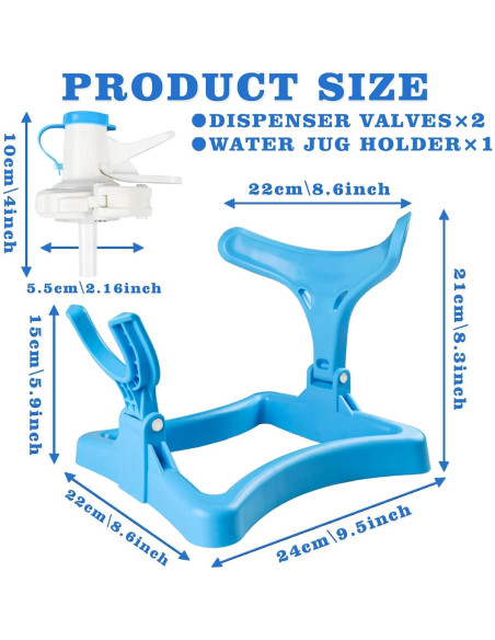 Soporte Plegable para Jarra de Agua Nokiils 5 Galones Azul Soporte Plegable para Jarra de Agua Nokiils 5 Galones Azul