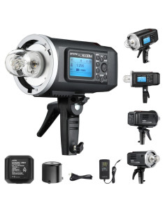 Flash Estroboscópico Godox AD600BM 600Ws con Softbox