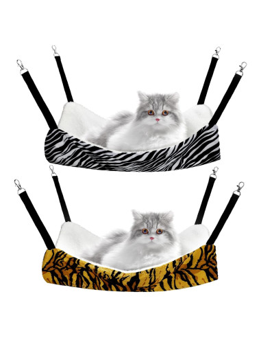 Hamaca Colgante Reversible Jetec para Gatos 2 Piezas M