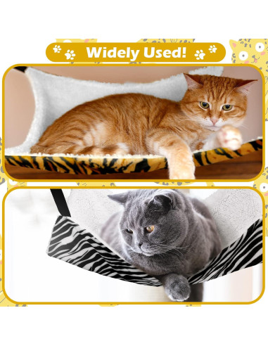 Hamaca Colgante Reversible Jetec para Gatos 2 Piezas M