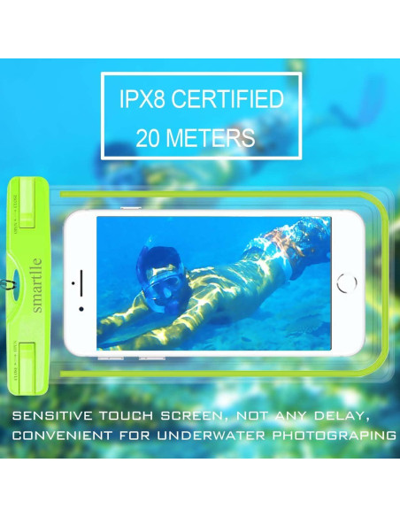 Funda Impermeable Smartlle 4 Pack para Teléfonos hasta 17.53 cm Funda Impermeable Smartlle 4 Pack para Teléfonos hasta 17.53 cm