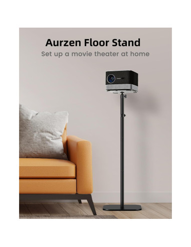 Soporte para Proyector Aurzen 120 cm Altura 8,16 kg Estable